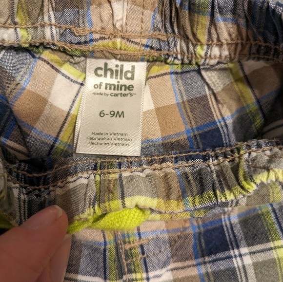 *4/$20* plaid baby shorts - Picture 3 of 3